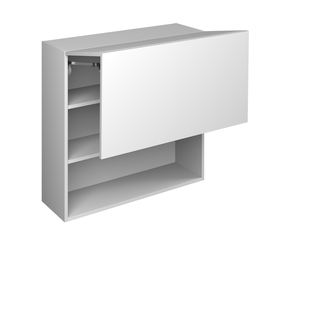 36" Bifold Wall Cabinet 36"H European Frameless Wall Cabinet Pure White – Atelier Mobili