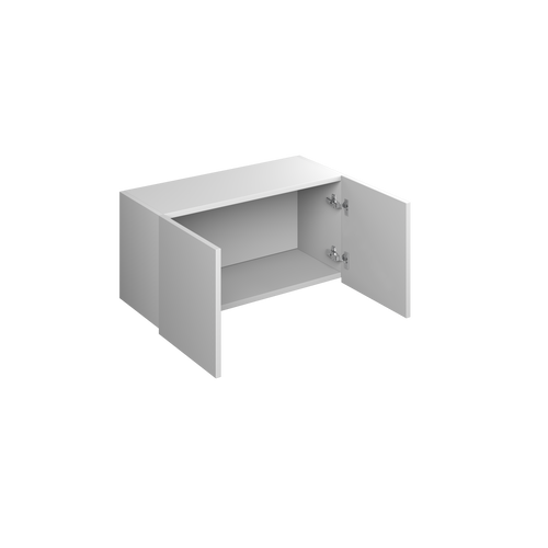 30" Wall Cabinet 12"H European Frameless Wall Cabinet Pure White – Atelier Mobili