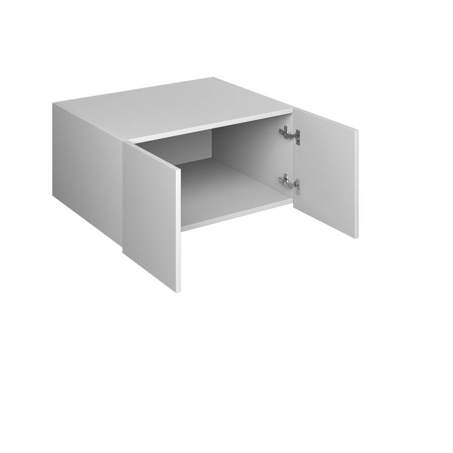 30" Wall Cabinet 12"H x 24"D European Frameless Wall Cabinet Pure White – Atelier Mobili