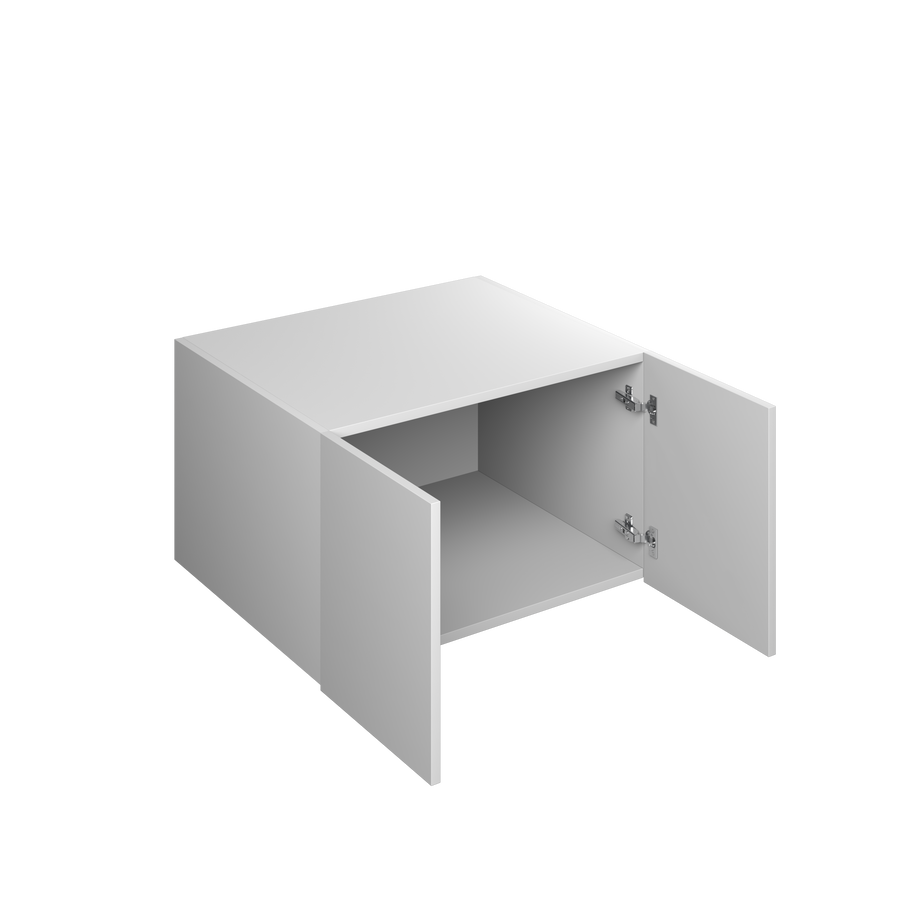30" Wall Cabinet 18"H x 24"D European Frameless Wall Cabinet Pure White – Atelier Mobili