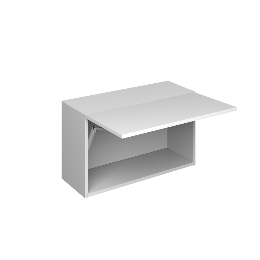 30" Single Lift Wall Cabinet 15"H European Frameless Wall Cabinet Pure White – Atelier Mobili