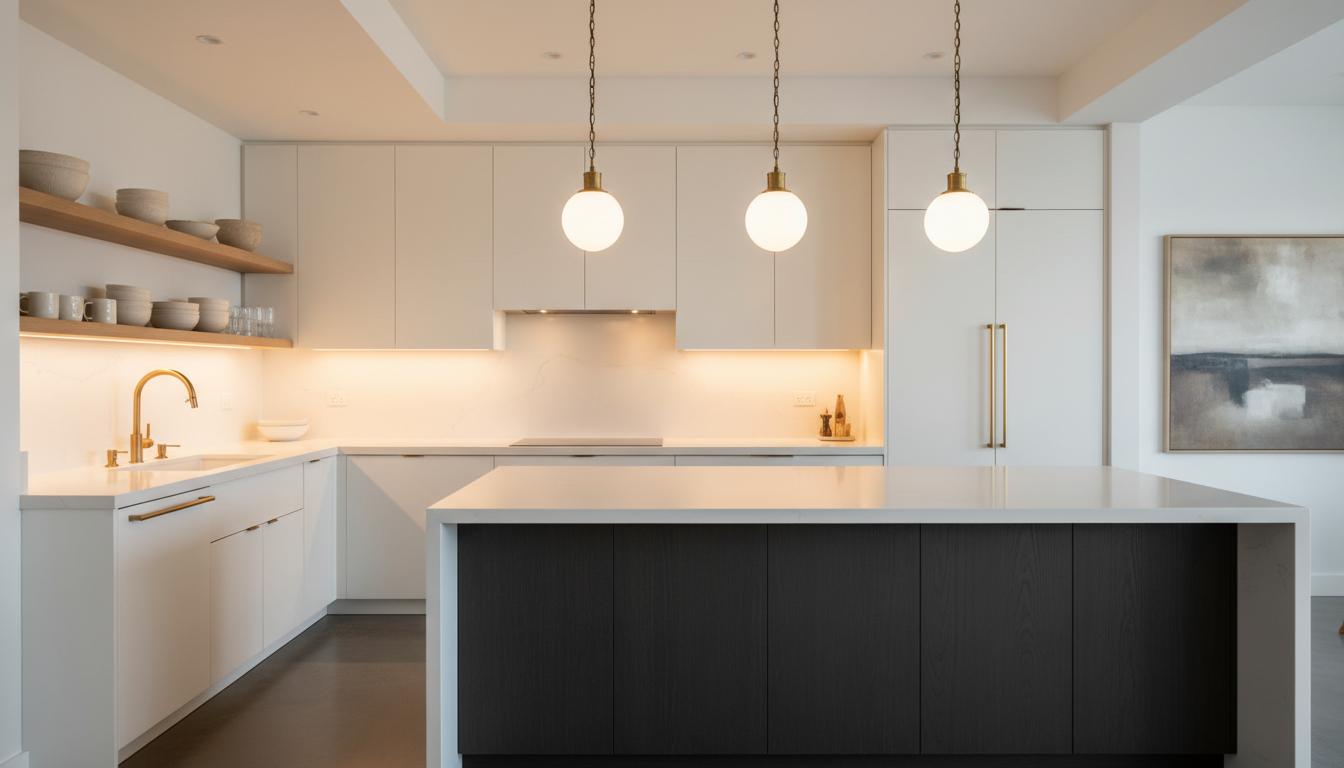 Pure White Kitchen Cabinets