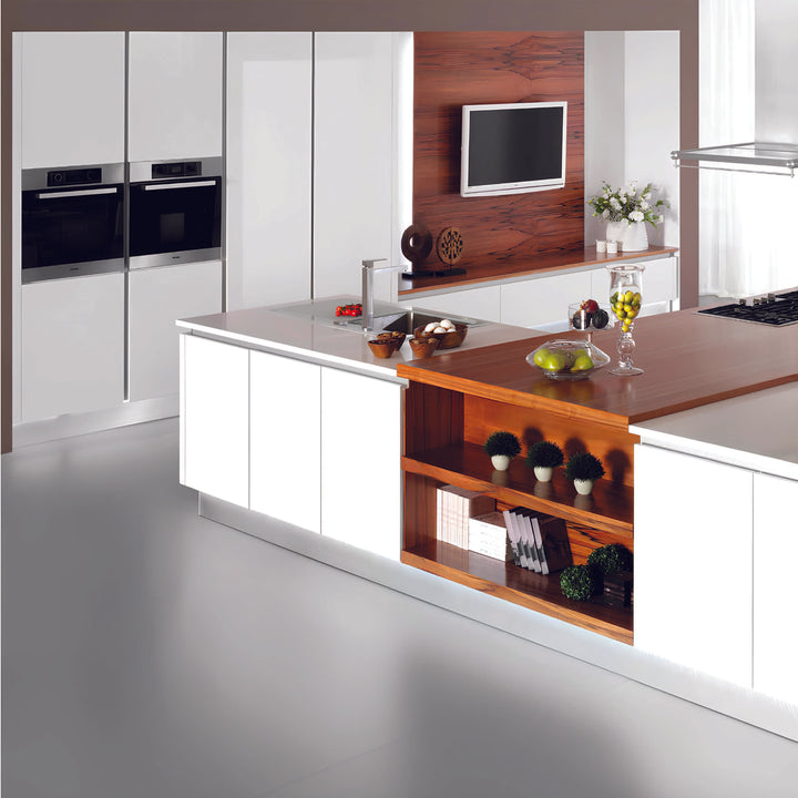 Luna - The Perfect Harmony of Lacquered Finish and Wood Veneer.