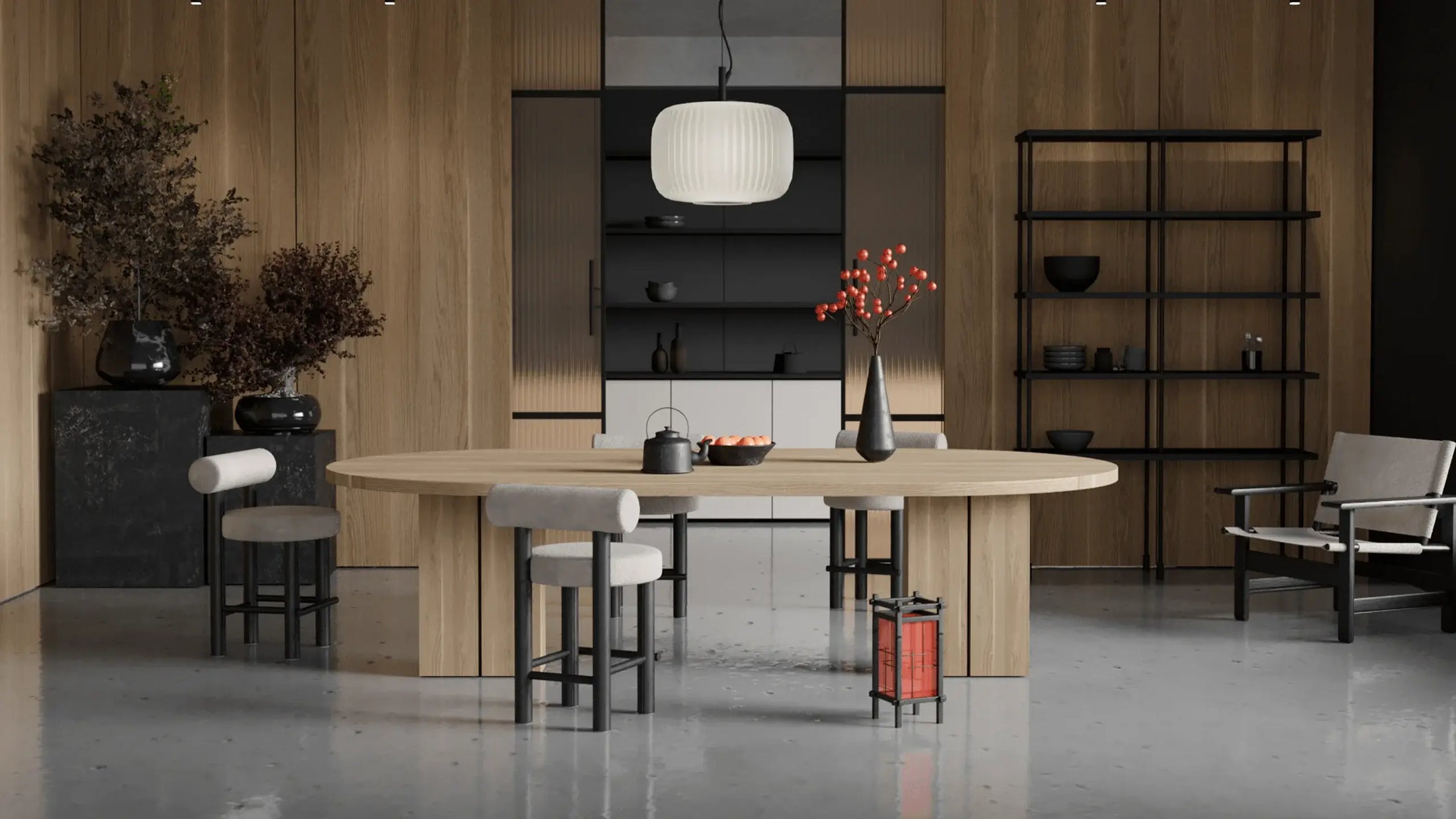 Natural Oak Kitchen Cabinets