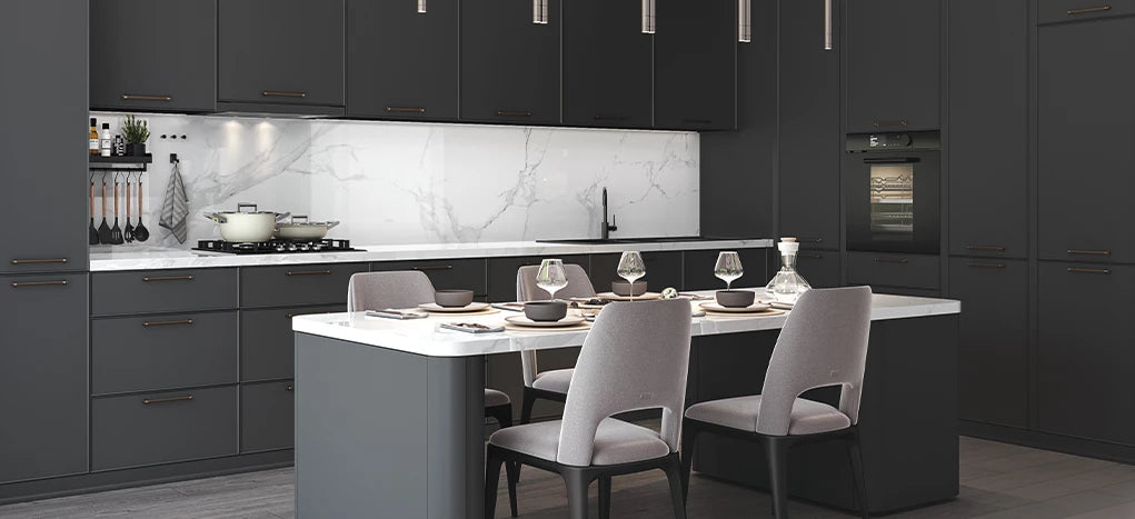 Anthracite Gray Kitchen Cabinets